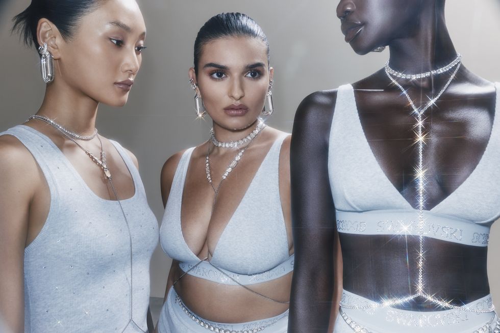 Kim Kardashian Covers Herself in Crystals for Swarovski X SKIMS Launch Party  - Every Celeb Guest In Attendance Revealed! : Photo 4983840