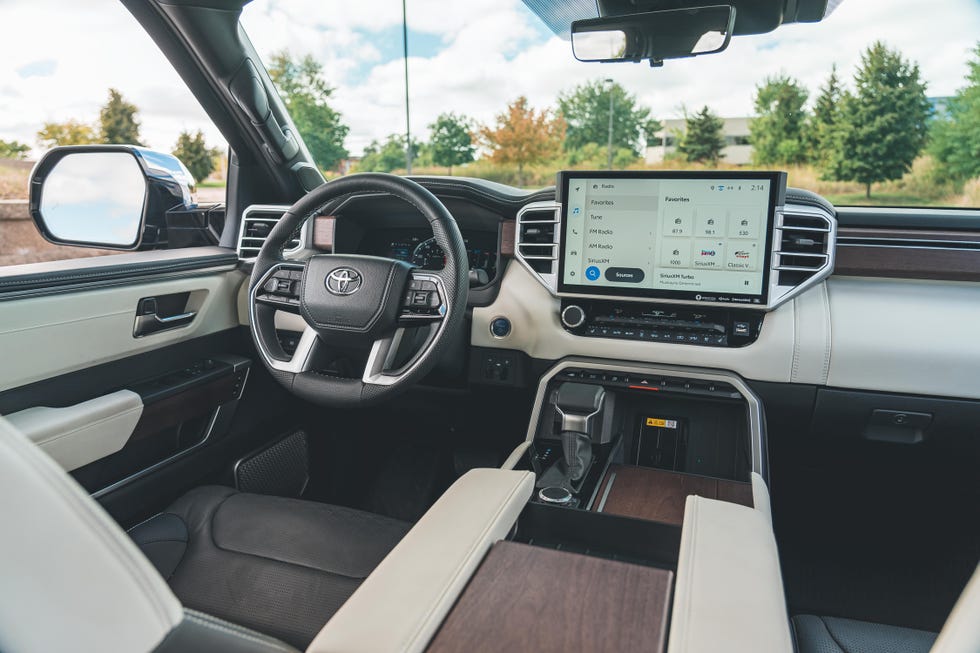 2024 toyota sequoia capstone interior