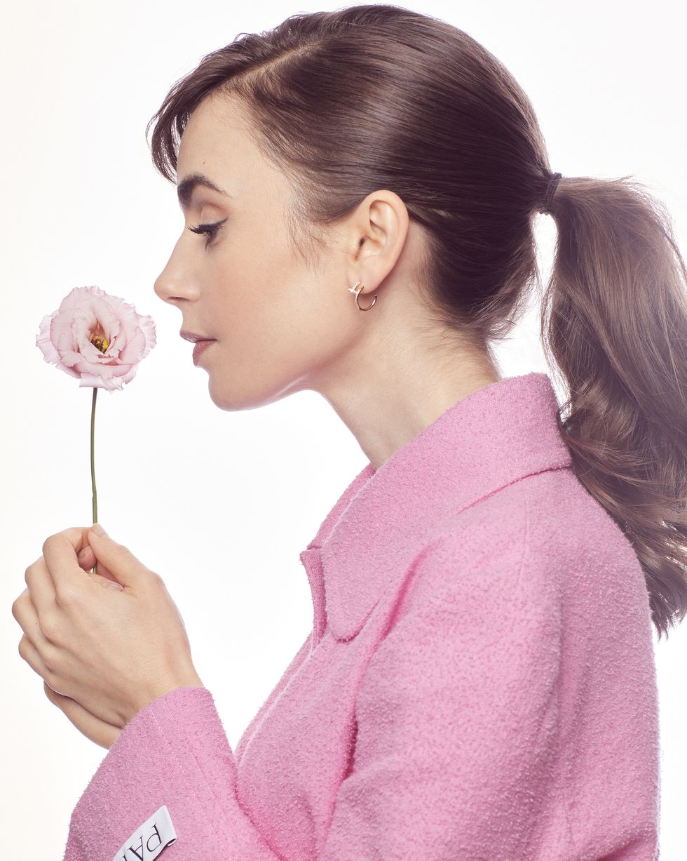 lily collins cover shoot