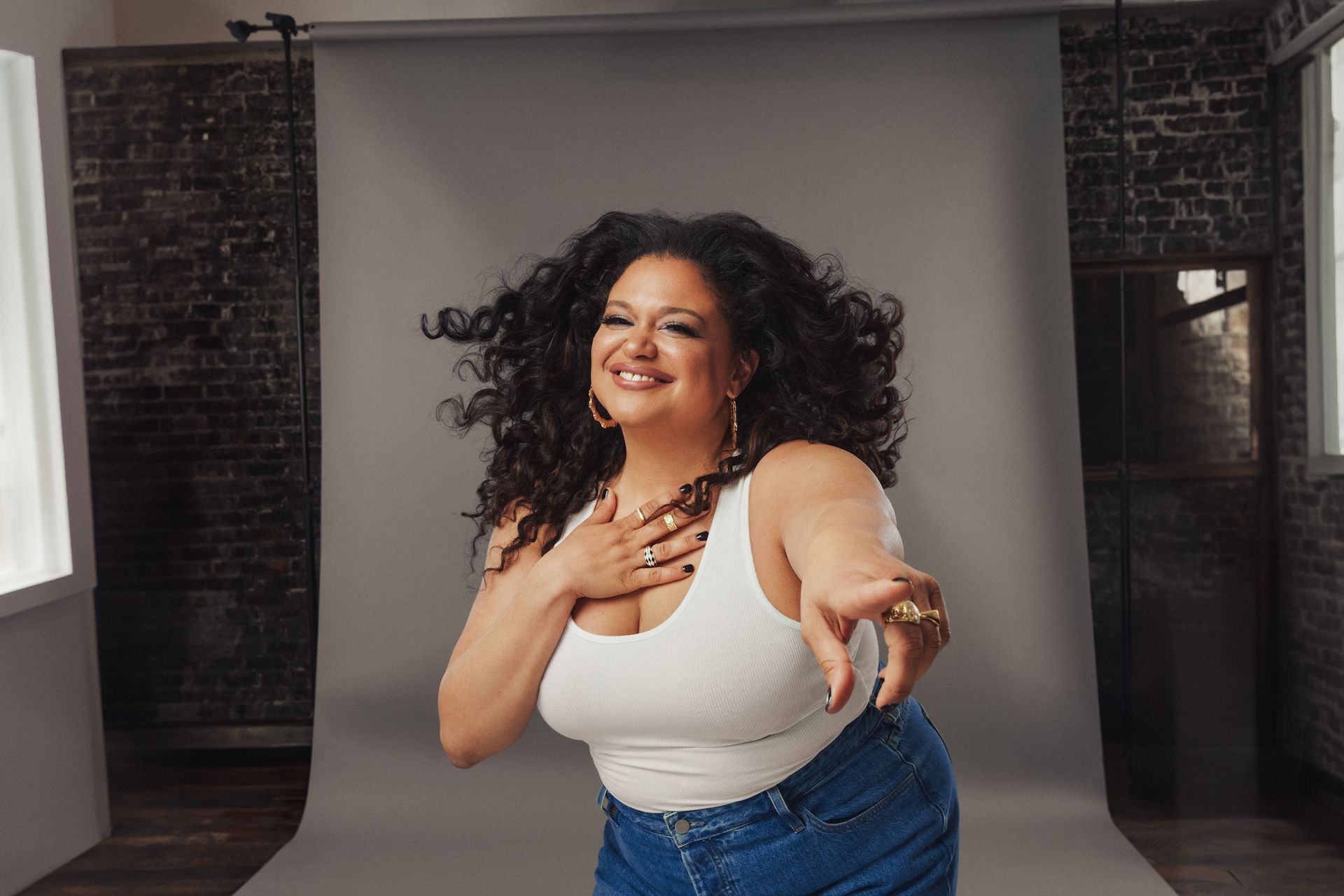 Survival Of The Thickest Michelle Buteau Brown Jacket