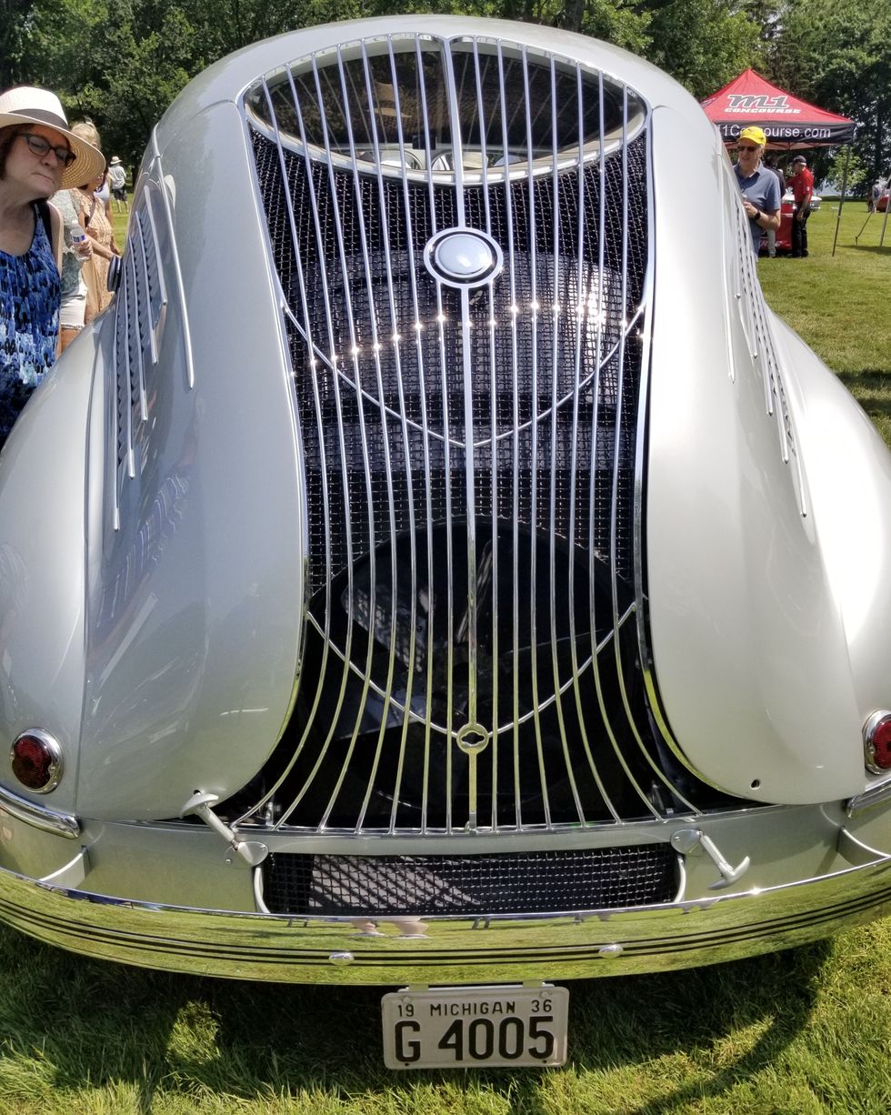 1936 stout scarab from rear