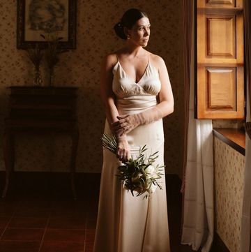 paula, la novia que se casó con un vestido de mango de 200 euros en una idílica boda gallega