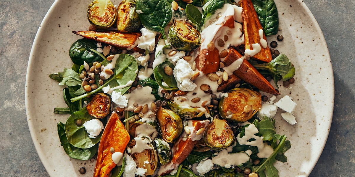 You Won't Regret Turning On the Oven to Make This Roasted Veg Salad Recipe