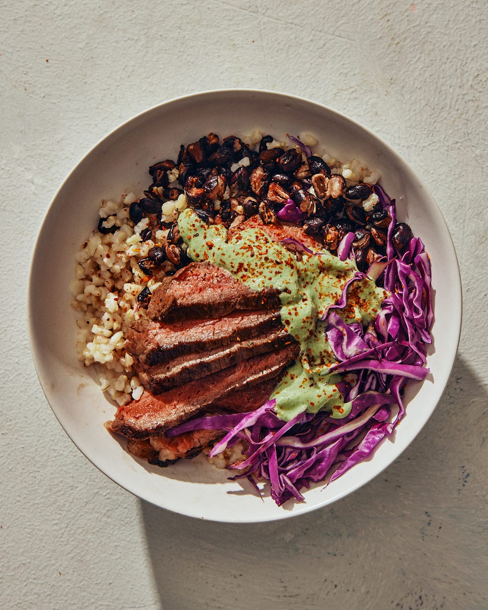 steak burrito bowl salad