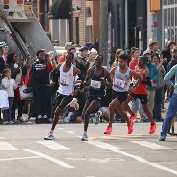 lead men at the 2023 new york city marathon