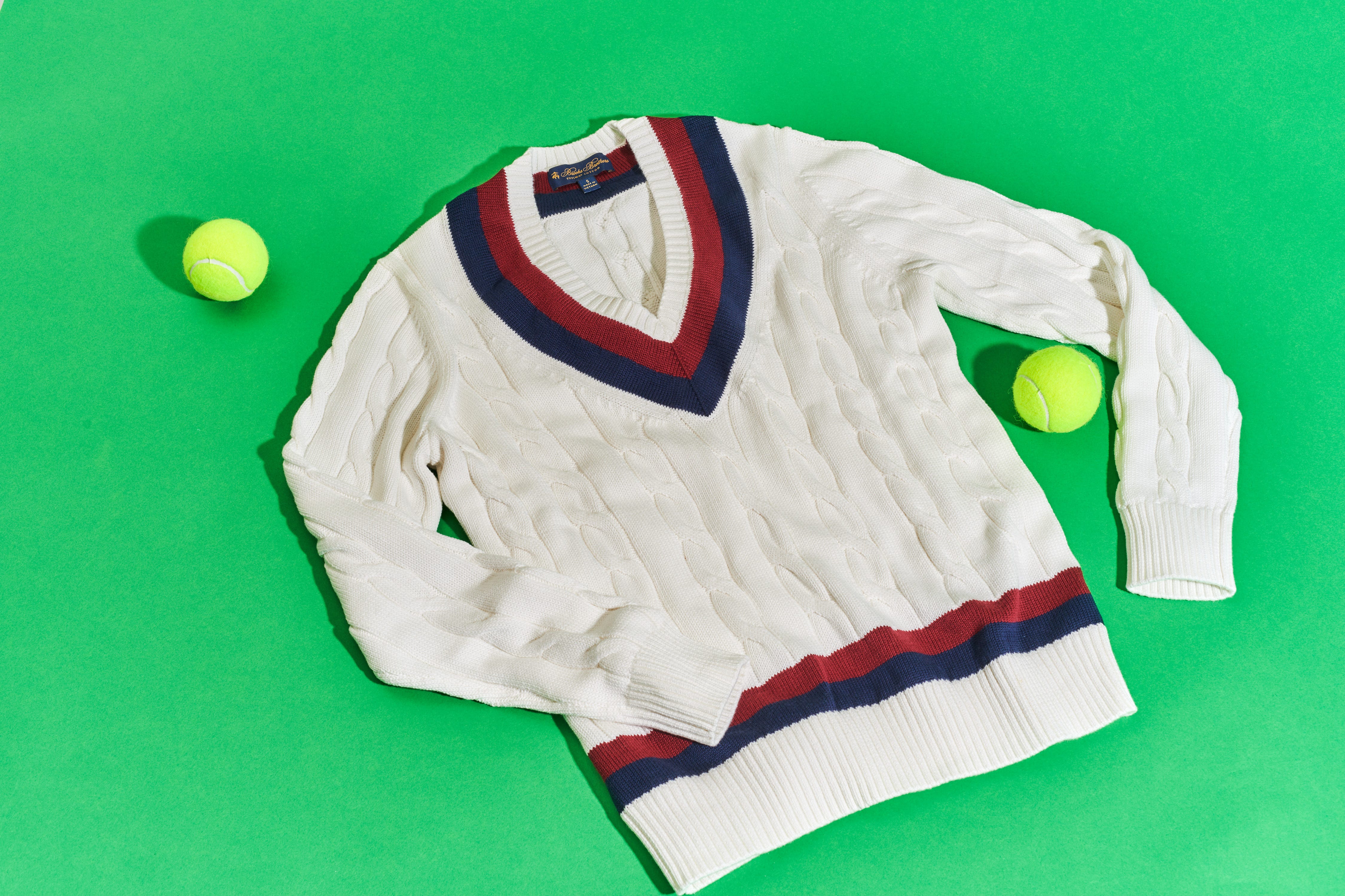 Brooks Brothers Still Makes the Perfect Tennis Sweater