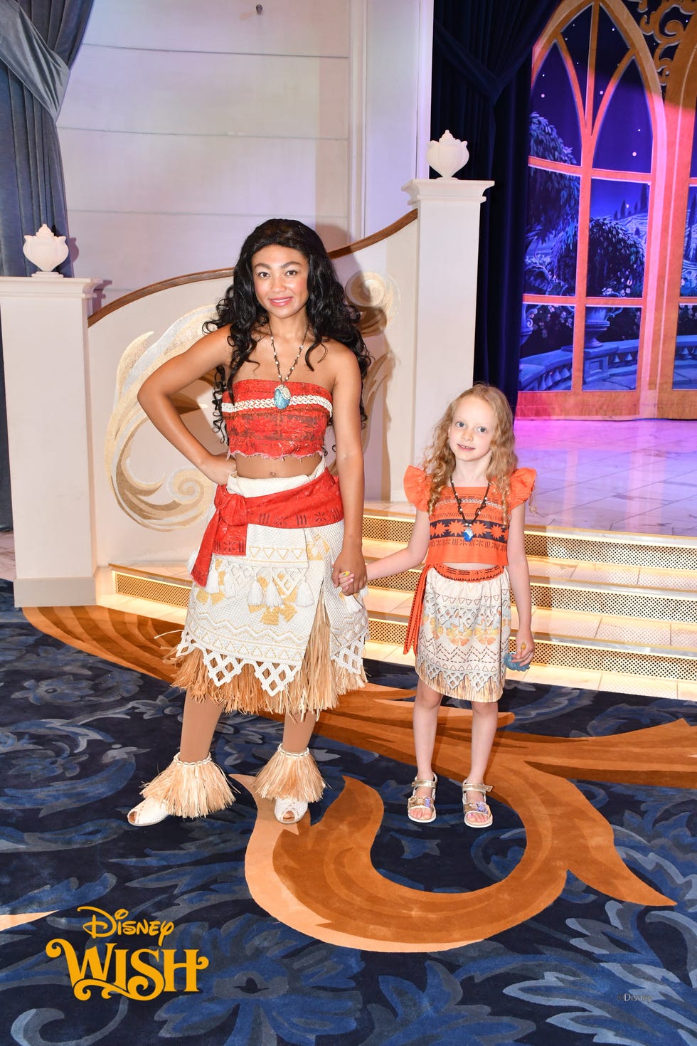 disney wish moana meet and greet during the royal gathering