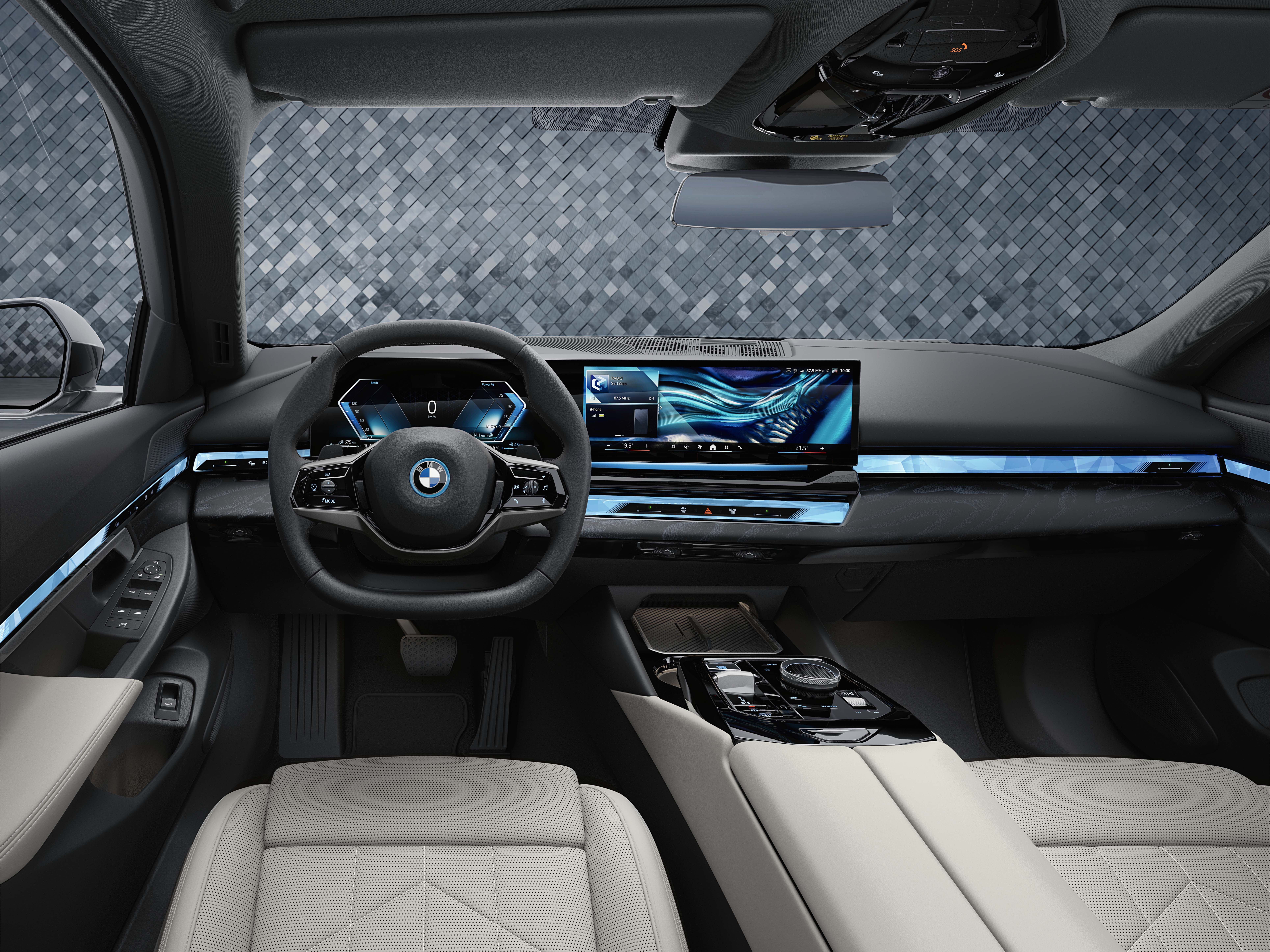 Dashboard del BMW Serie 5 2024