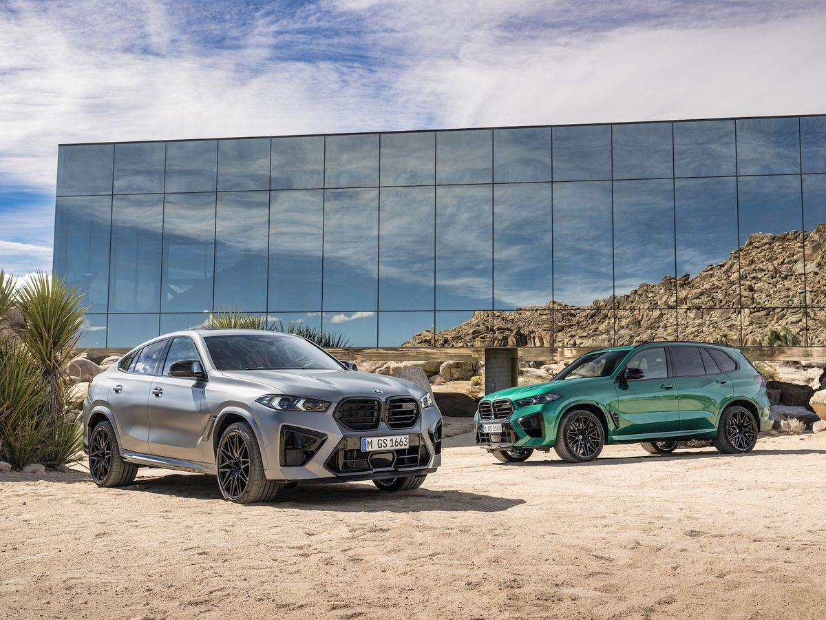 The 2024 BMW X5 and X6.