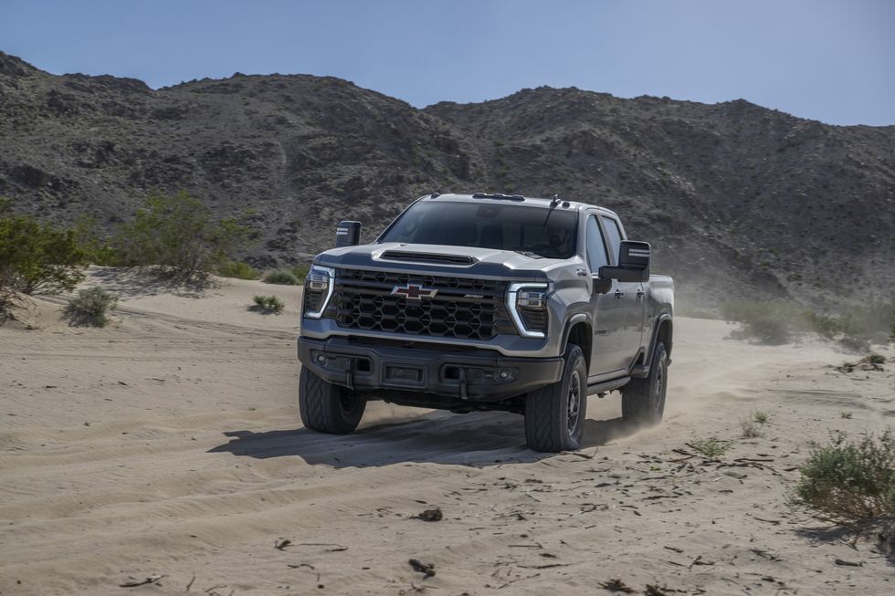 View Photos of the 2024 Chevrolet Silverado 2500HD ZR2 and ZR2 Bison