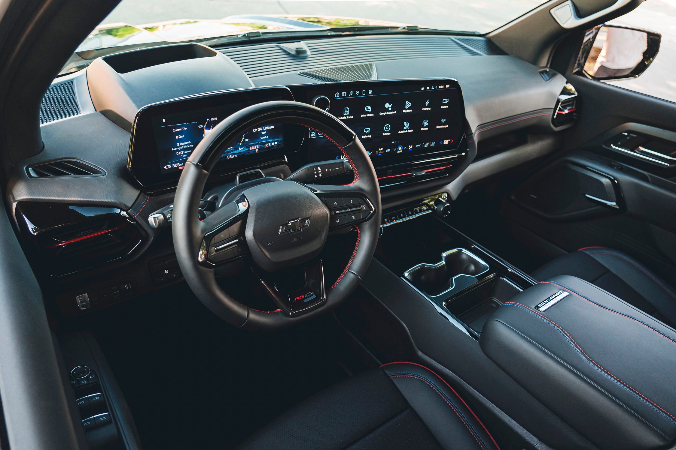 2026 chevrolet silverado ev interior