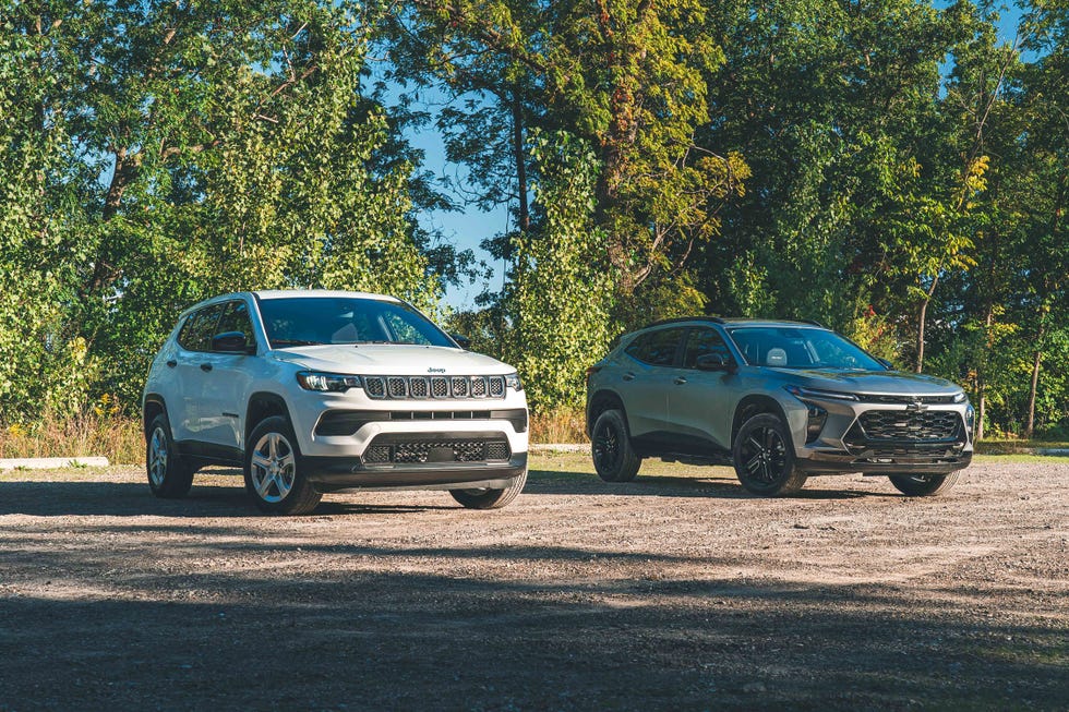 2024 chevrolet trax vs 2023 jeep compass sport 4x4