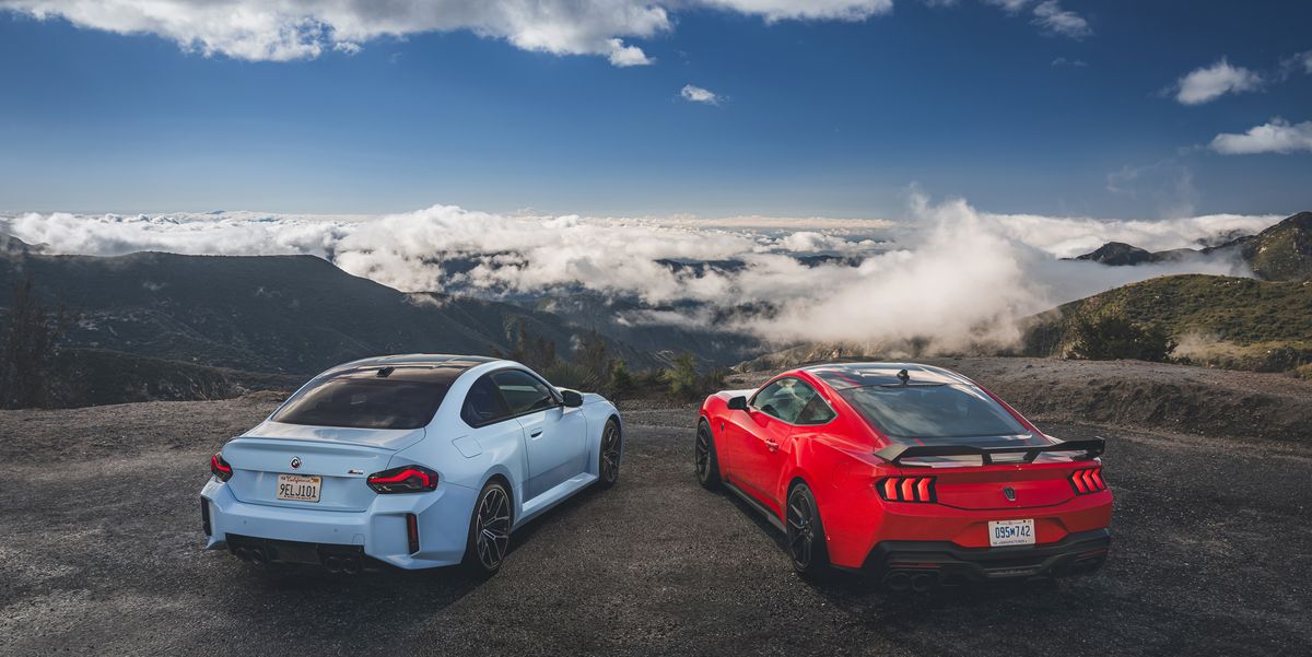 Performance Coupe Showdown: 2023 BMW M2 vs. 2024 Ford Mustang Dark Horse