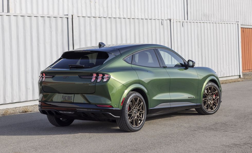 The 2024 Ford Mustang Mach-E GT gets a bronze finish and adds performance