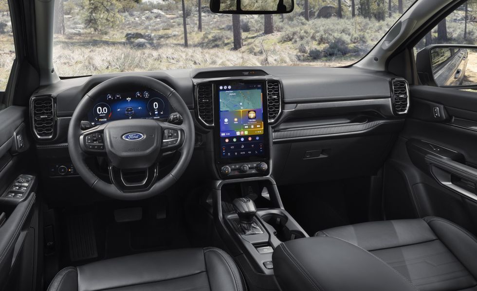 2024 ford ranger interior view
