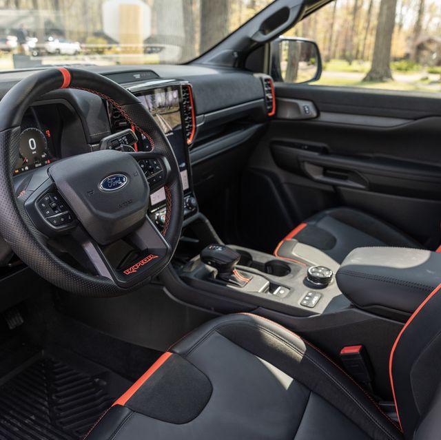 View Interior Photos of the 2024 Ford Ranger Raptor