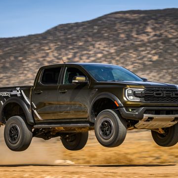 2024 ford ranger raptor in the air