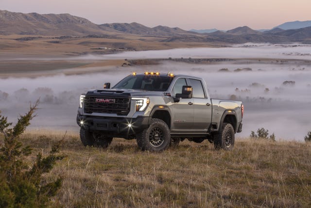 The 2024 GMC Sierra HD AT4X AEV Climbs, and Moves, Mountains