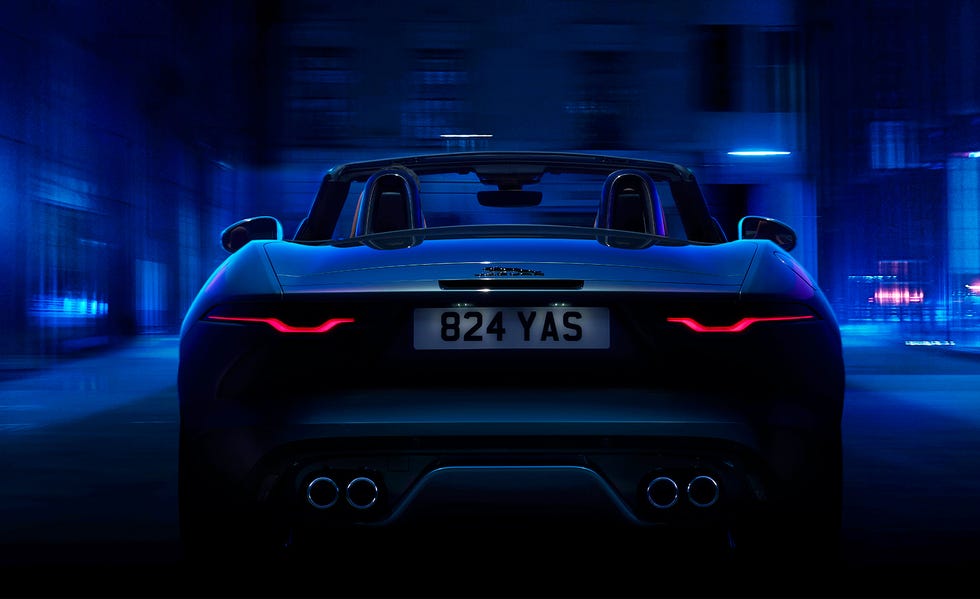 2024 jaguar f type convertible rear