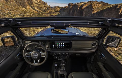 View Interior Photos of the 2024 Jeep Wrangler