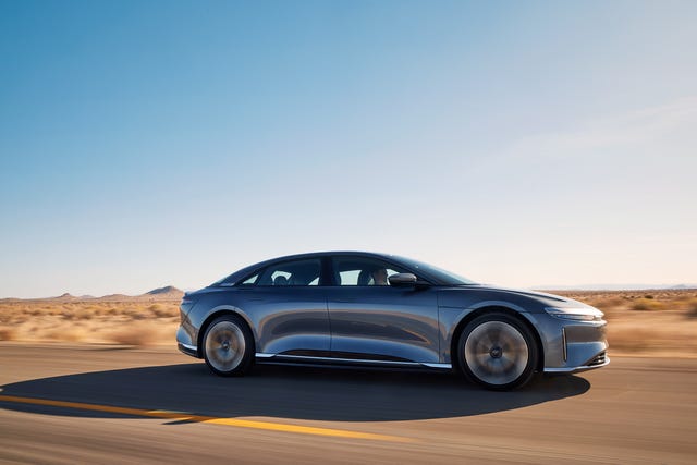 2024 Lucid Air Pure Car and Driver 10Best