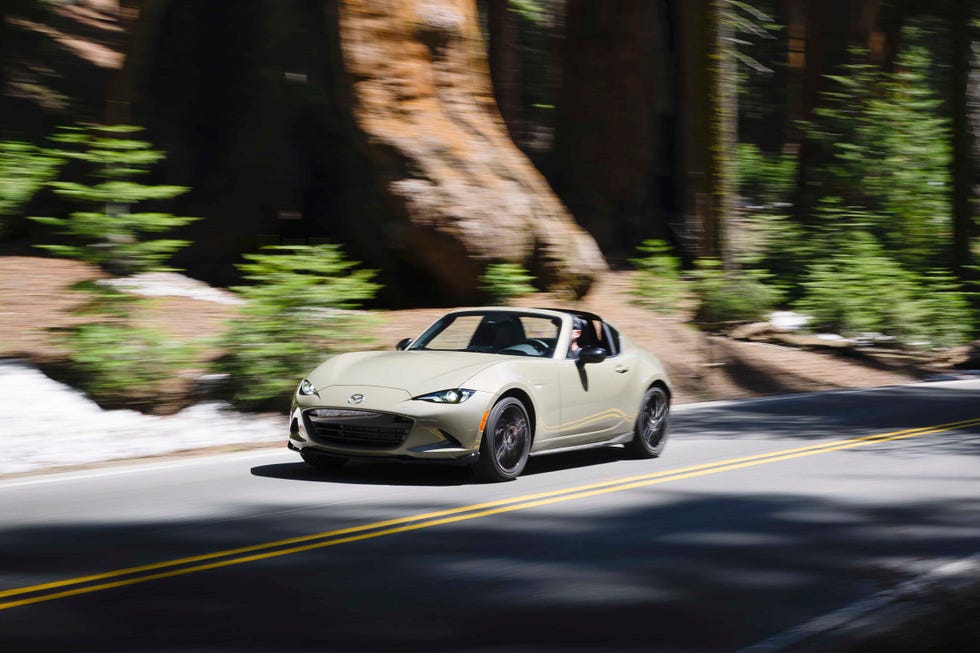 View Photos of the 2024 Mazda MX5 Miata RF Club vs. 2024 Subaru BRZ tS