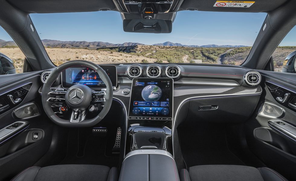 2024 mercedes amg cle53 coupe interior