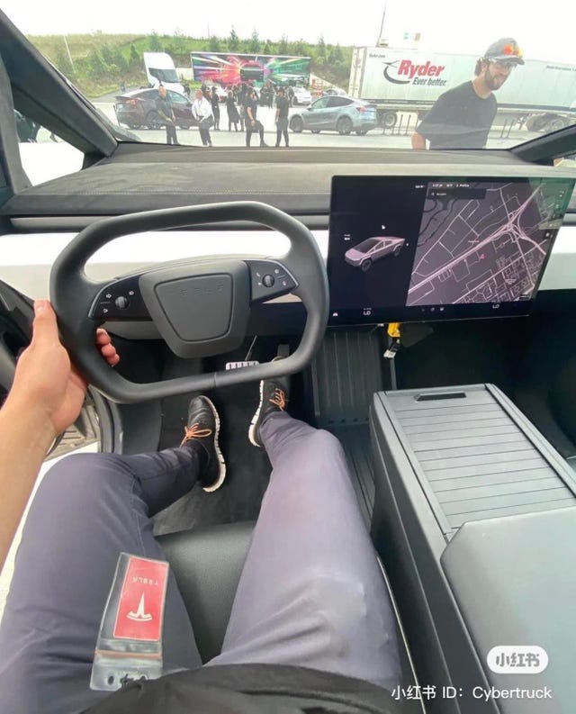 Tesla model cybertruck interior discount