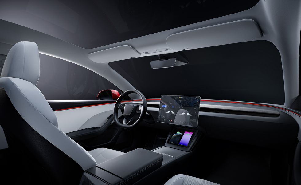2024 Tesla Model 3 With Interior 3D-Modell in Sedan 3DExport