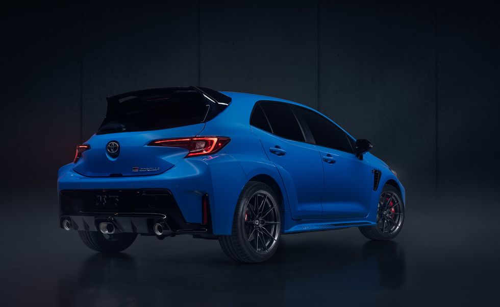 2024 Toyota GR Corolla Looks Hot in New Blue Flame Color