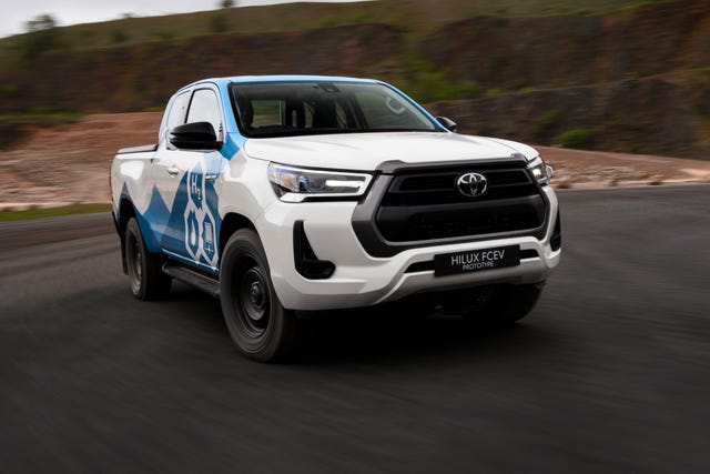 Toyota UK Pushes Forward with Hydrogen Fuel-Cell Hilux Project