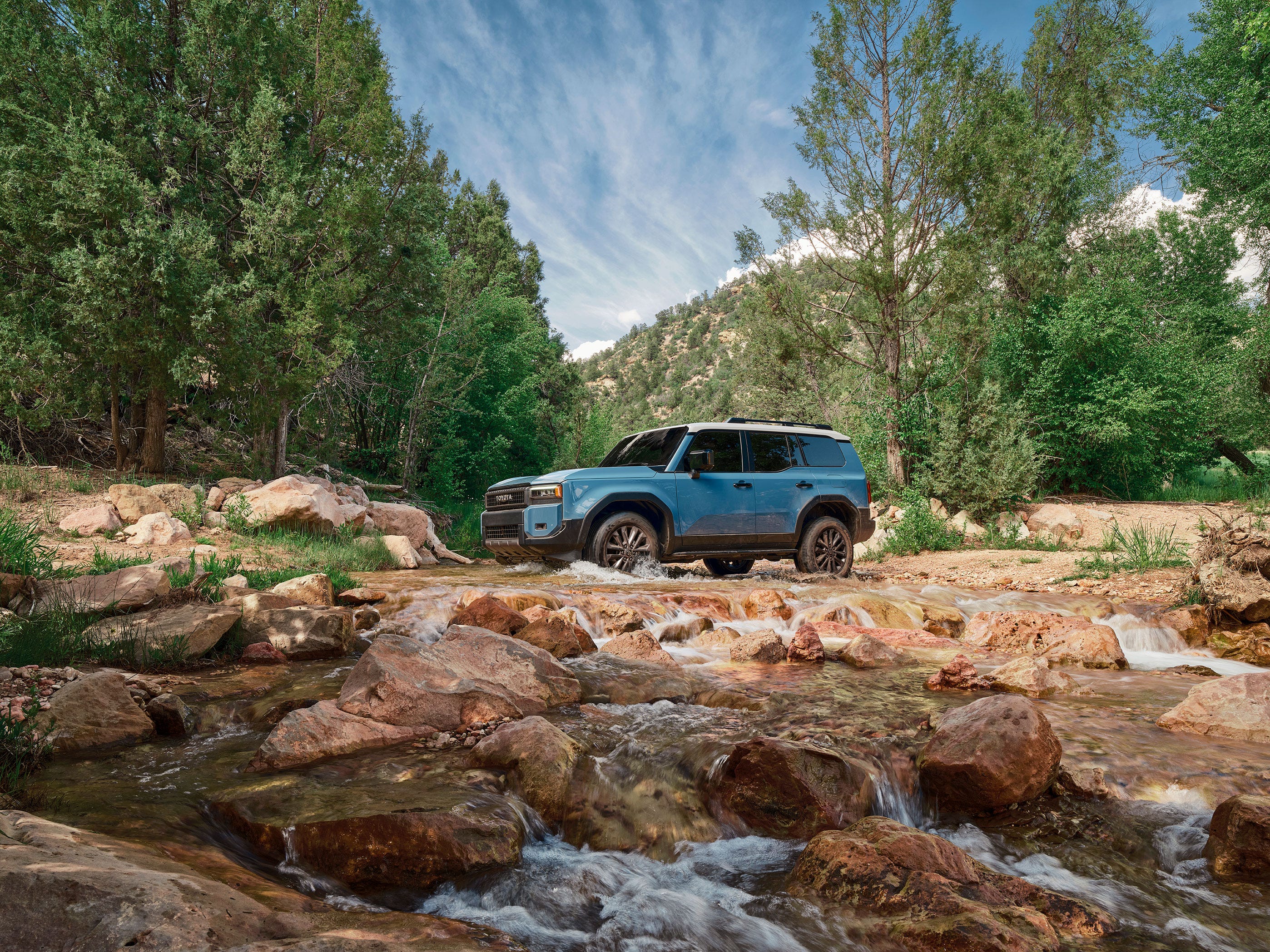 Heritage blue 2024 toyota land cruiser pictures toyota land cruiser