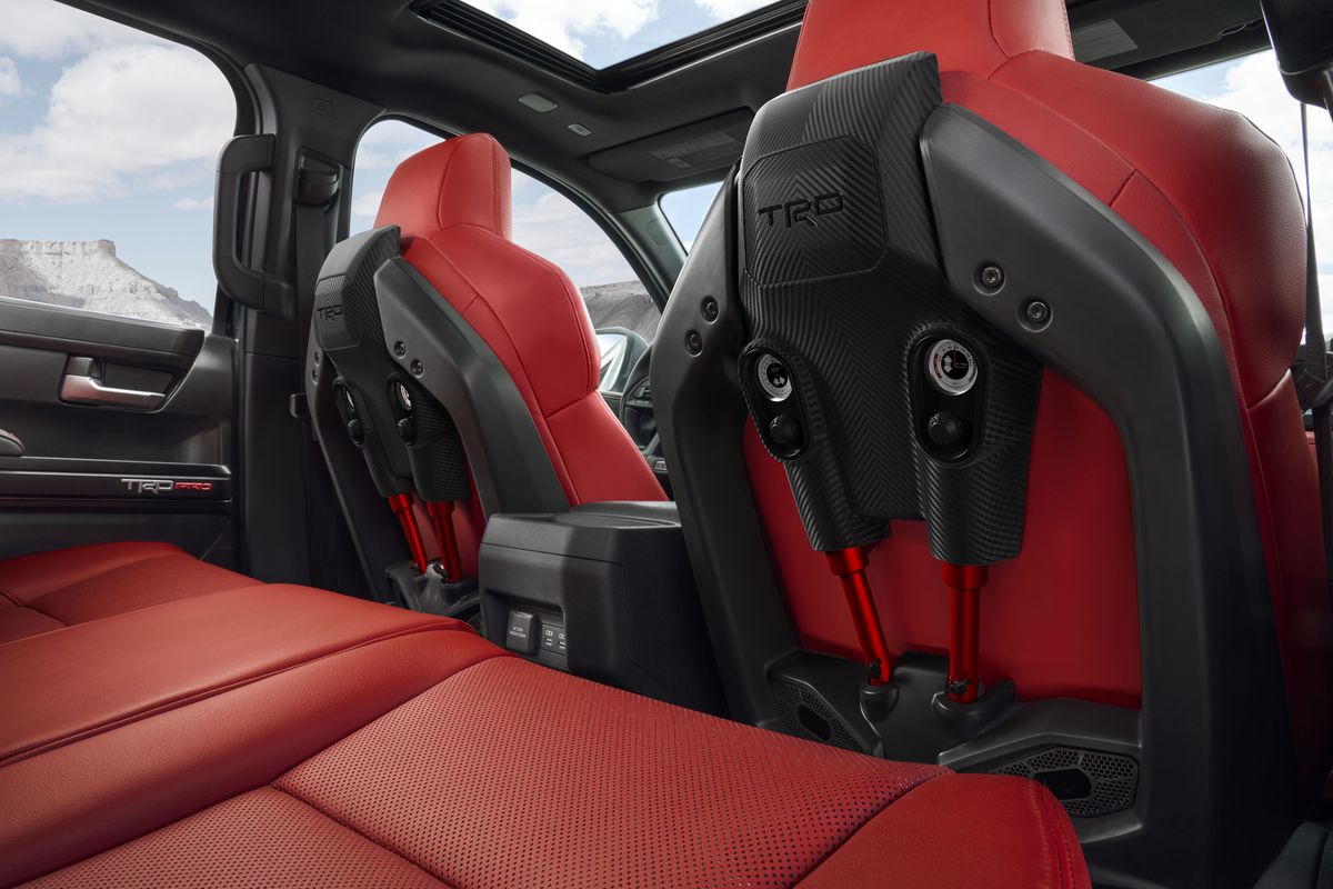 The 2024 Toyota Tacoma TRD Pro Has the Coolest Seats Ever