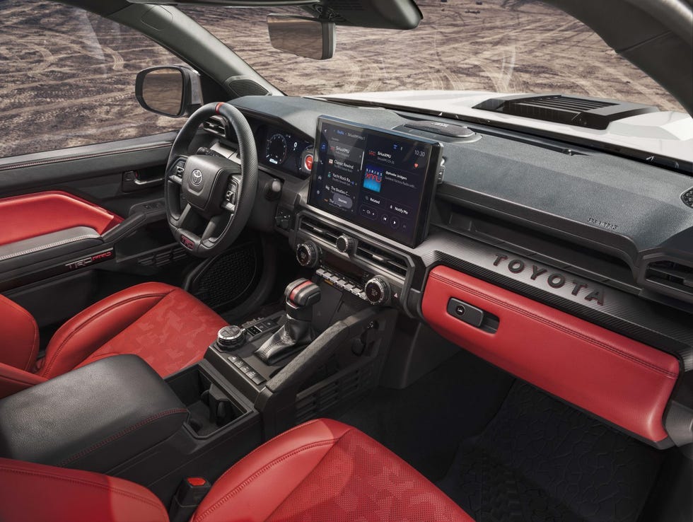 View Interior Photos of the 2024 Toyota Tacoma