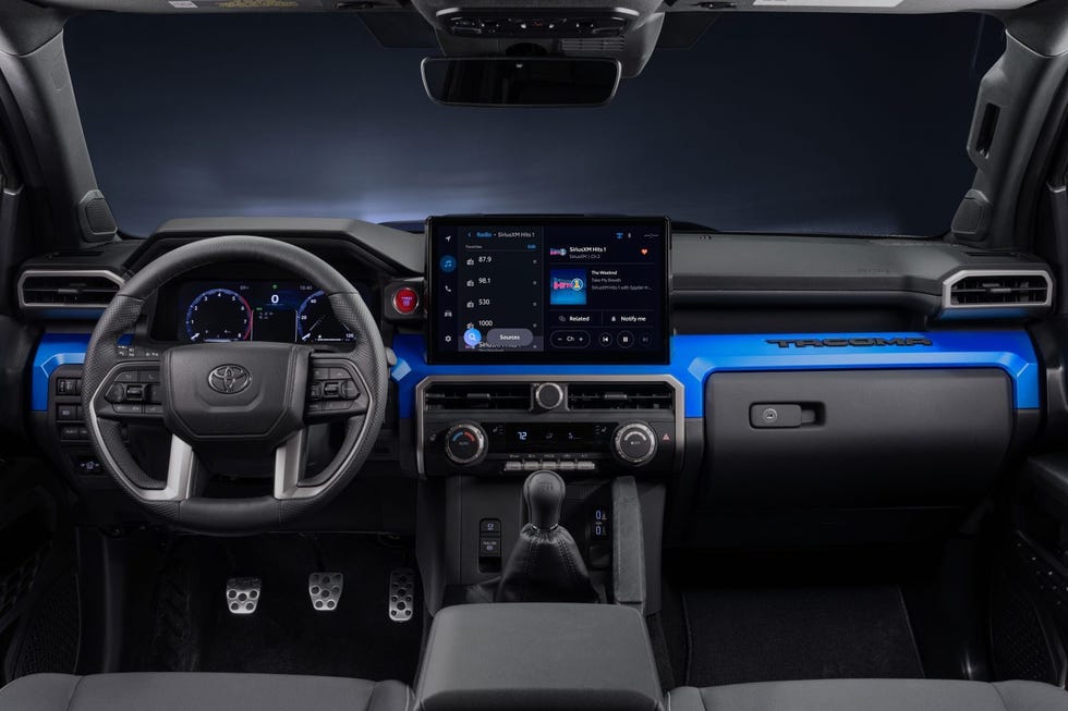 View Interior Photos of the 2024 Toyota Tacoma