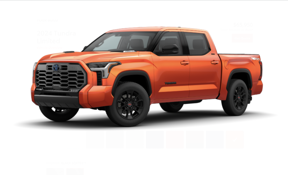2024 toyota tundra limited trd off road