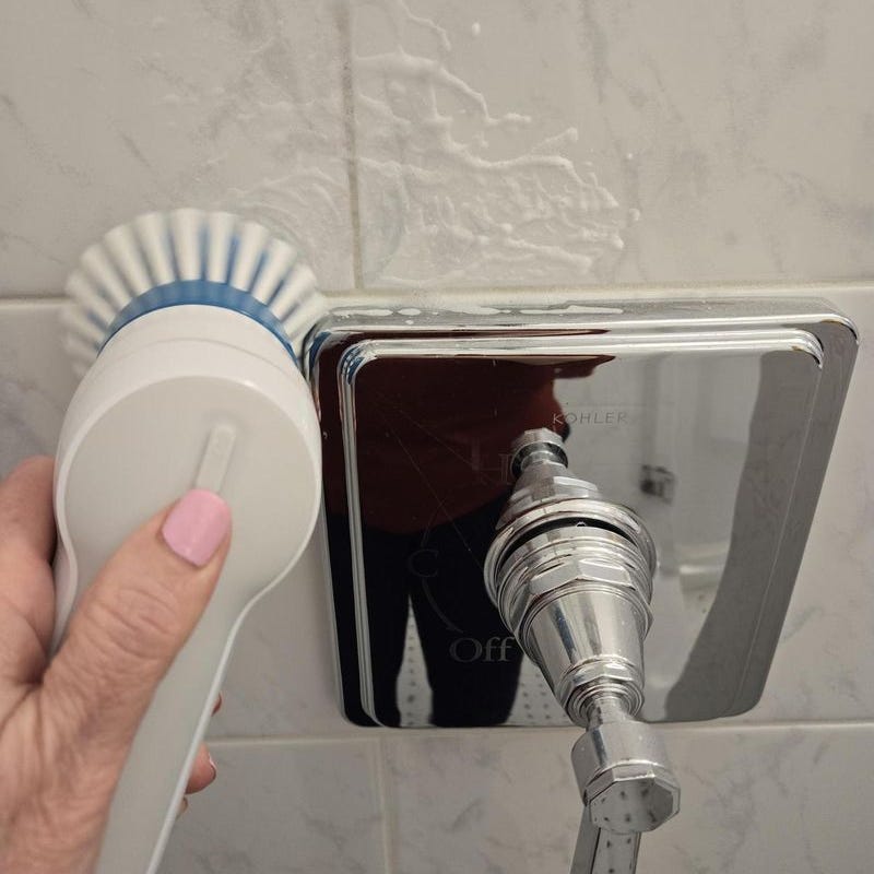Best Shower Cleaners - Testing a Shower Scrub Brush best shower cleaners testing a shower scrub brush