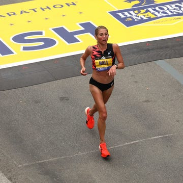 sara hall, 2024 boston marathon