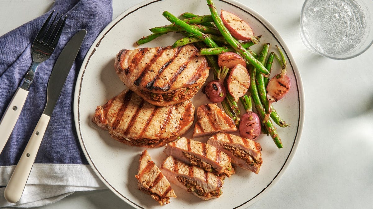 preview for Porchetta Grilled Pork Chops | delish + Aldi