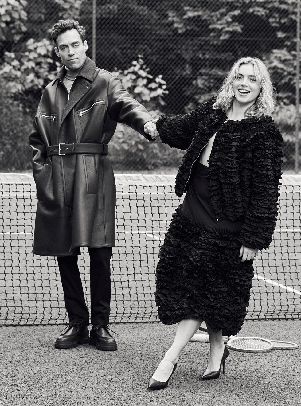 rivals cast for harper's bazaar