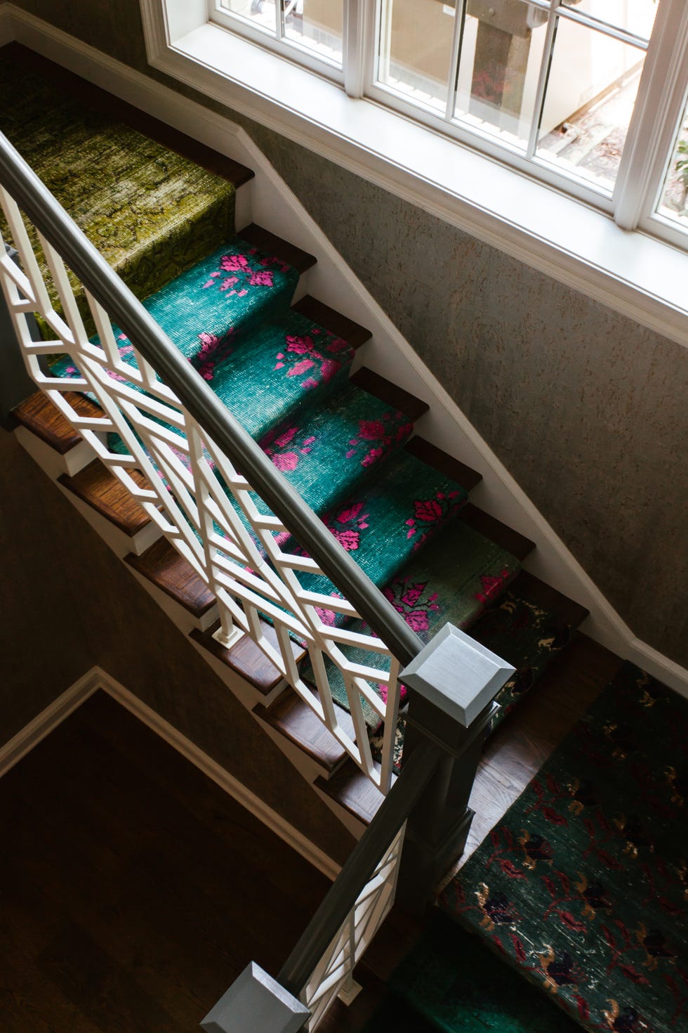 patchwork stair runner