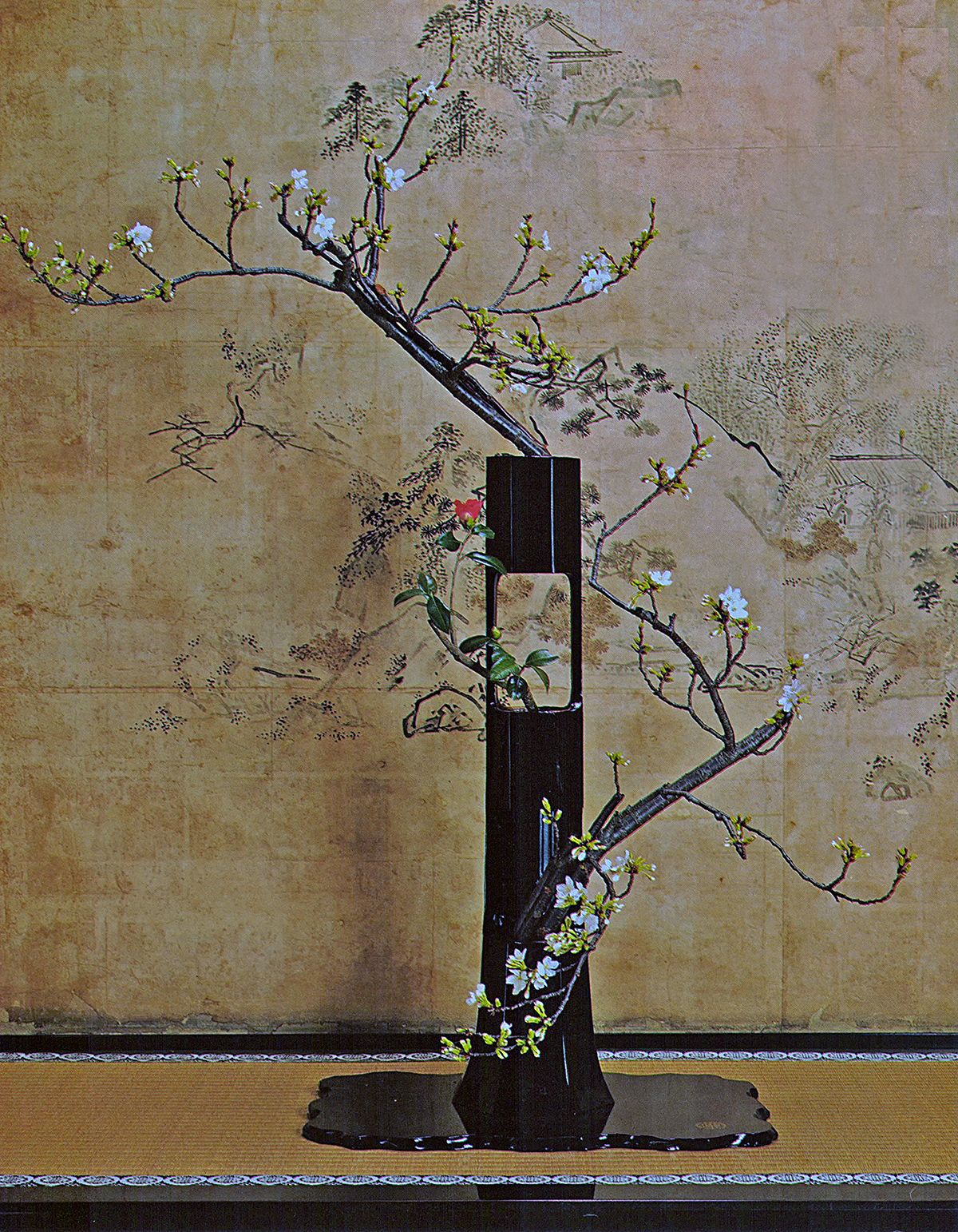 秀吉が作った花見の名所、醍醐寺で「桜」をいける|5月 家元の 秀吉が作った花見の名所、醍醐寺で「桜」をいける|5月 家元の