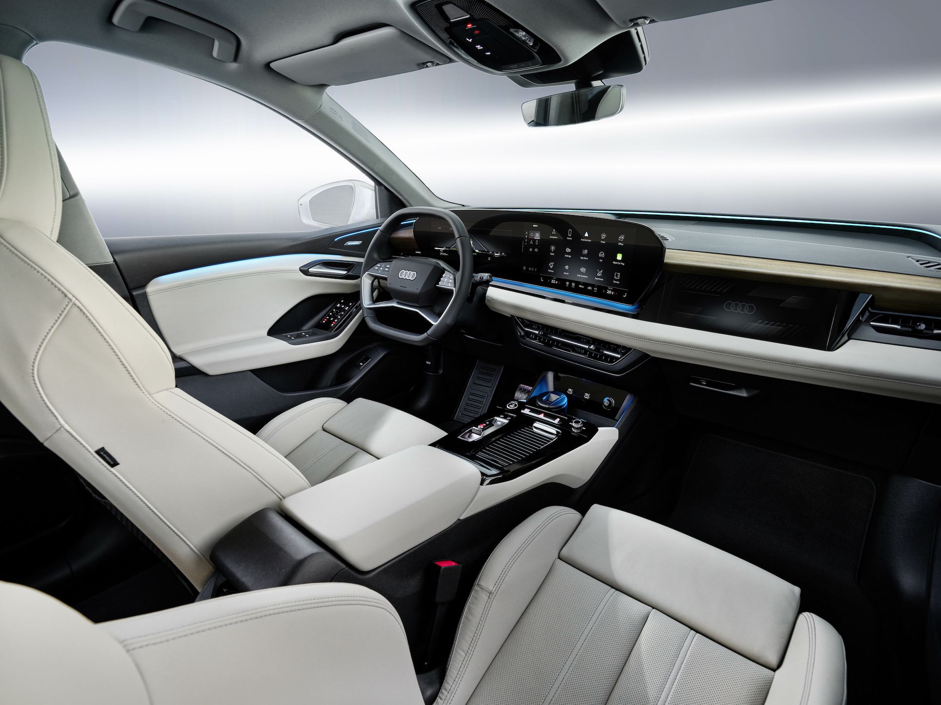 2025 Audi Q6 e-tron Has a Dash Dedicated to Displays, Augmented-Reality ...