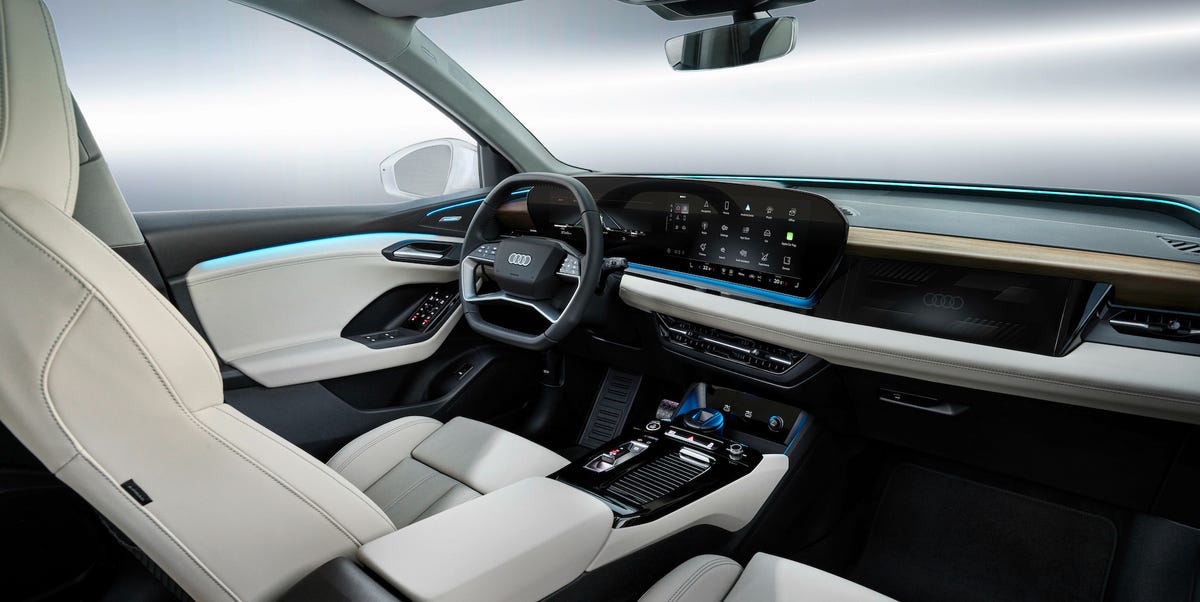 2025 Audi Q6 e-tron Has a Screen-Rich Dash, Augmented-Reality HUD