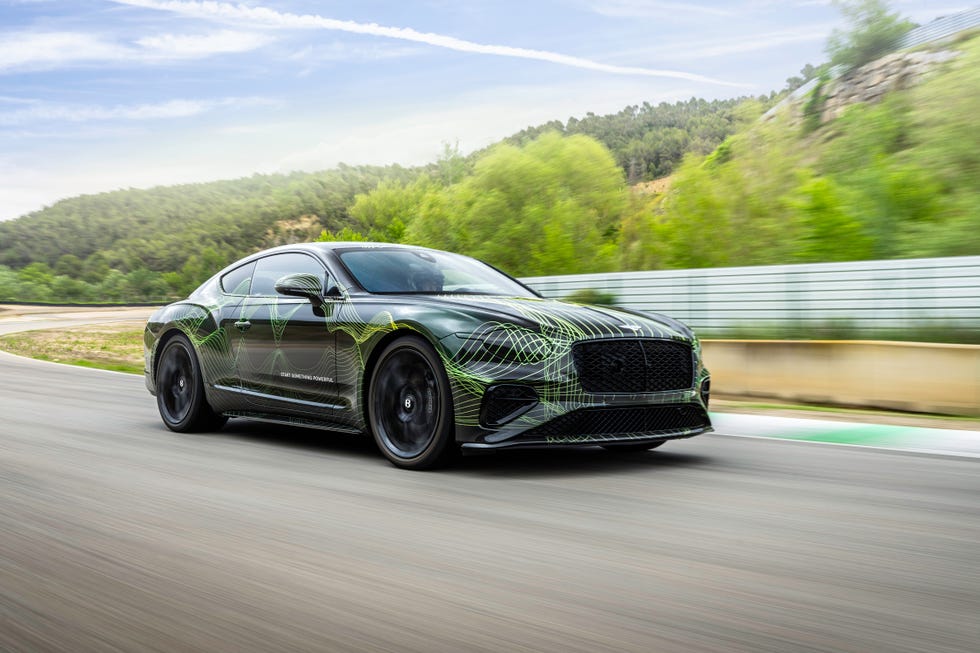 View Photos of the 2025 Bentley Continental GT Prototype