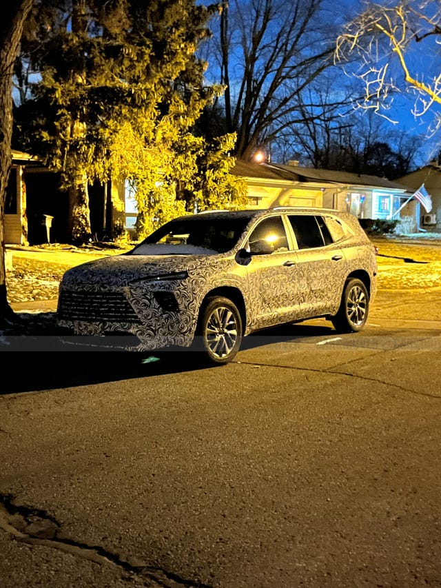 2025 Buick Enclave Caught Parked in Michigan Neighborhood