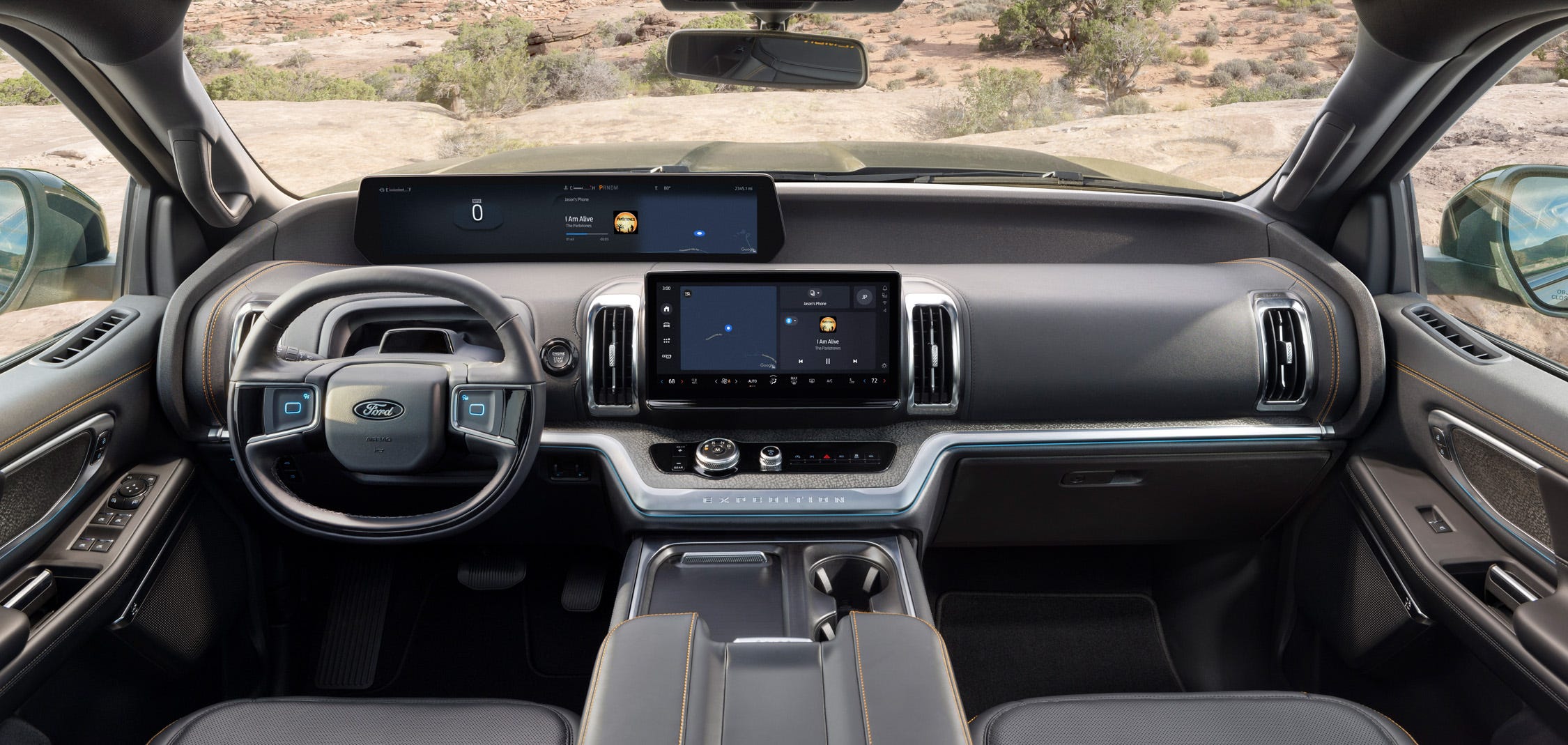 View Interior Photos of the 2025 Ford Expedition Tremor