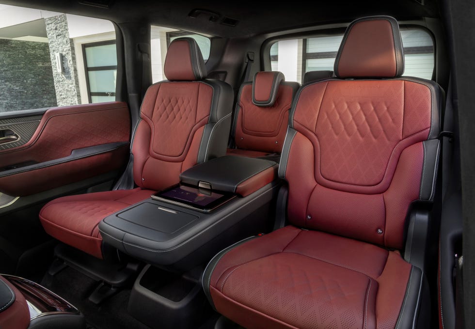 See Interior Photos of the 2025 Infiniti QX80