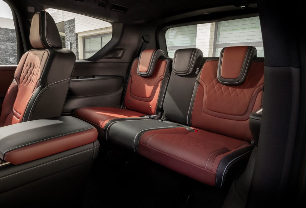 See Interior Photos of the 2025 Infiniti QX80