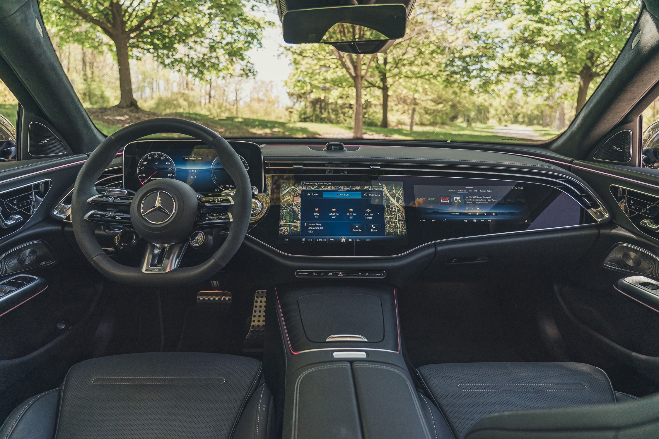 image of "View Interior Photos of the 2025 Mercedes-AMG E53"